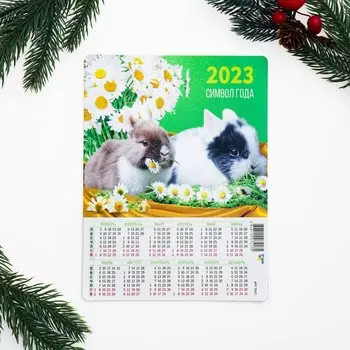 Календарь на магните "Символ года - 4" 2023 год, 14х21см