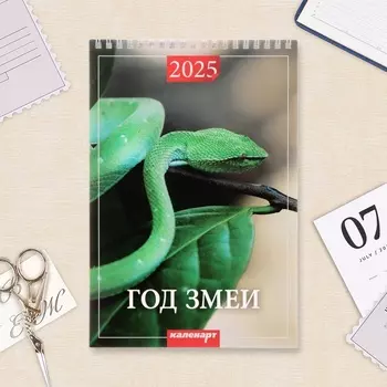 Календарь настенный 2025 год, на пружине без ригеля «Символ Года» 1725 см