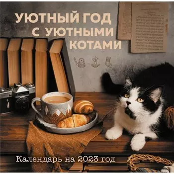 Календарь настенный «Уютный год с уютными котами» 2023 год. Демьянова О.А.