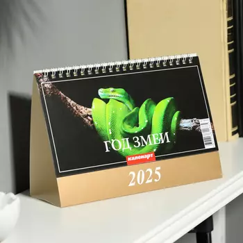 Календарь настольный, домик «Символ года 2025», 1420 см