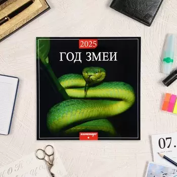 Календарь настенный 2025 год, перекидной на скрепке «Символ года» 12 листов, 2929 см