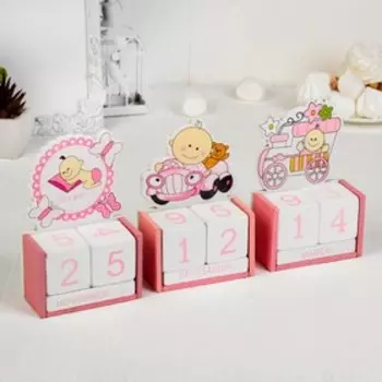 Календарь «В коляске» 4×9×13,5 см МИКС