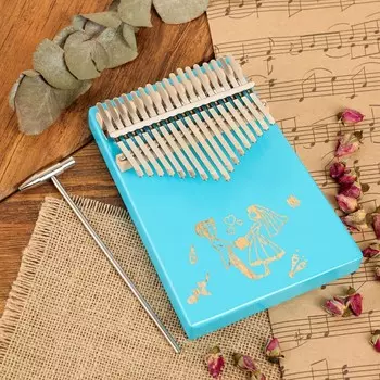 Калимба Music Life 17 нот, голубая