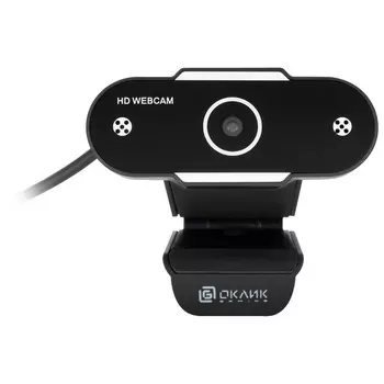Камера Web Оклик OK-C012HD черный 1Mpix (1280x720) USB2.0 с микрофоном
