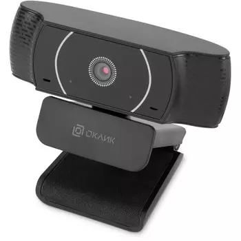Камера Web Оклик OK-C016HD, 1 Мп, 1280720, USB 2.0, с микрофоном, чёрная