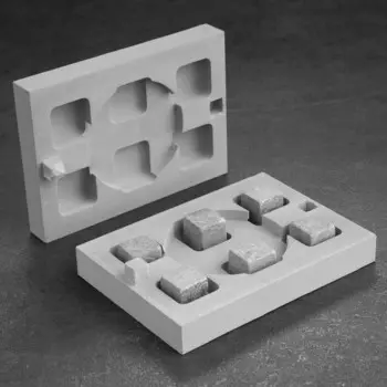 Камни для виски ROCKS, в шкатулке бетон, 13.5 см 9.8 см, h=4 см