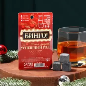 Камни для виски «Тебе повезет», 4 шт