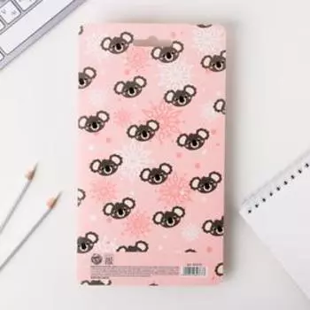 Канцелярский набор "Согревайся", ручка, ластики 2 шт, блокнот