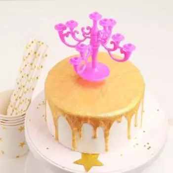 Канделябр для торта Доляна, 13×13×13,5 см, цвет МИКС