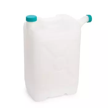 Канистра пищевая, 15 л, со сливом, белая