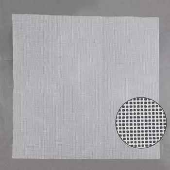 Канва для вышивания, №11, 50 50 см, цвет белый