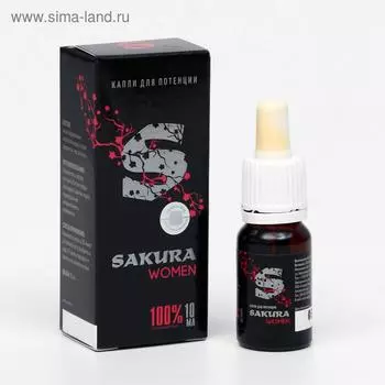 Капли Sakura women, женский афродизиак, 10 мл