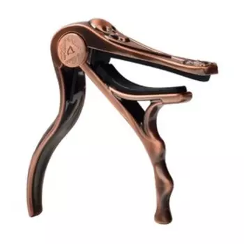 Каподастр для акустической гитары Alice A007H/PB череп, бронза