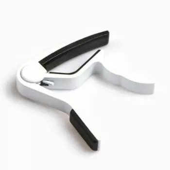 Каподастр гитарный Music life, зажим для струн, белый