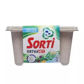 Капсулы для стирки Сорти "Пятна Нет", 10 шт.