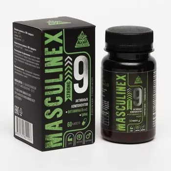 Капсулы MASCULINEX STRONG для мужчин, пэт, банка, 0,45 г