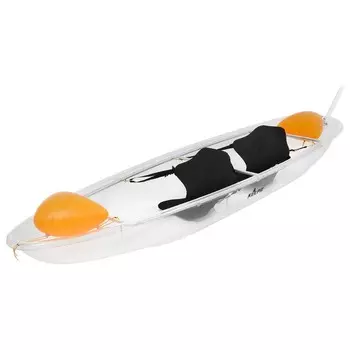 Каяк KELPIE, прозрачный, 2-местный, 245х75х30 см