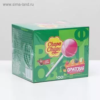 Карамель «Чупа-Чупс», ассорти с соком» кола, 12 г