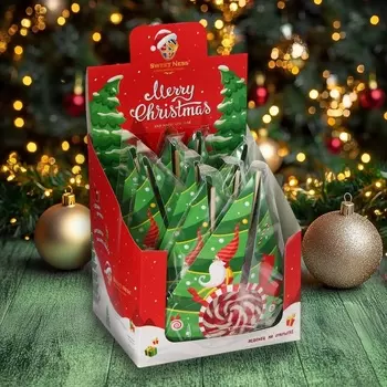 Карамель леденцовая новогодняя фигурная Sweet Ness "Новогодняя открытка", 30 г