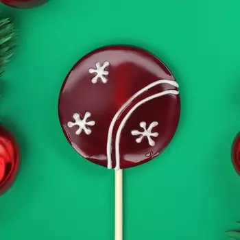 Карамель леденцовая «Ёлочное украшение» ассорти с росписью, 30 г