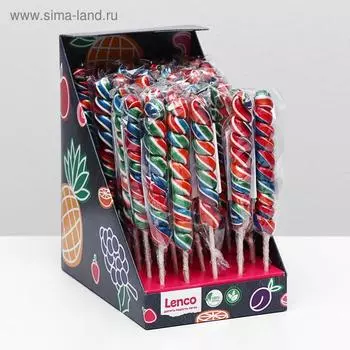 Карамель леденцовая Lenco, «Спираль», радужная со вкусом тутти-Фрутти, 30 г