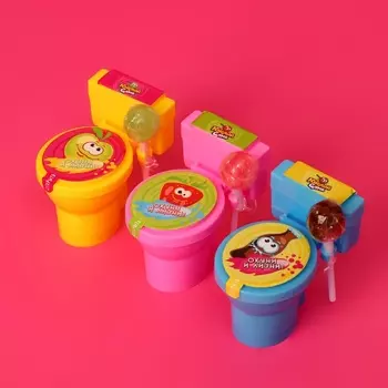 Карамель леденцовая с кислой пудрой «Кислый слив», 8 г