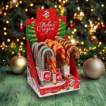 Карамель леденцовая новогодняя Sweet Ness «Трость», 15 г