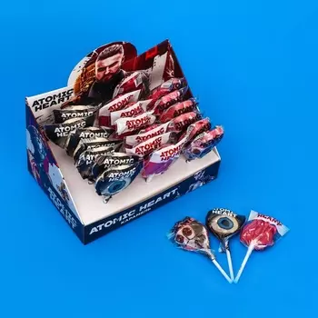 Карамель на палочке ATOMIC HEART, части тела, 20 г