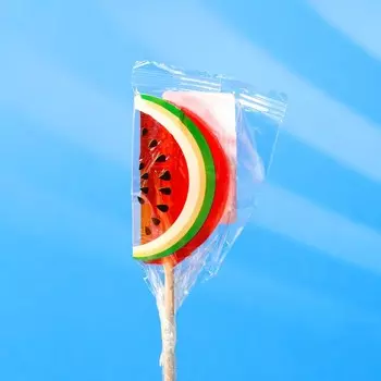 Карамель на палочке "Фруктовый джус" 16г арбуз