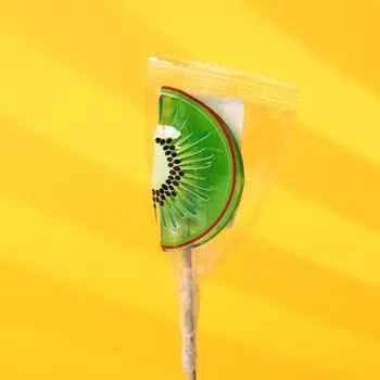 Карамель на палочке "Фруктовый джус" 16г киви