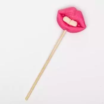 Карамель на палочке "Губки лолли" с зубами, 18 г