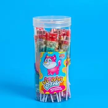 Карамель на палочке "ЛОЛЛИ КОТИК", 15 г