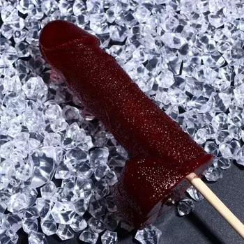 Карамель на палочке "Мега Мистер" вишневый, (18+), 120 г