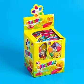 Карамель на палочке "Пятицветик. Фрукты", 12 г