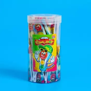 Карамель на палочке "Светофор", 15 г