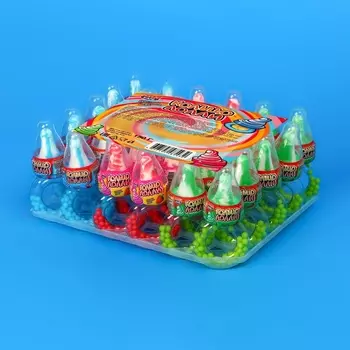 Карамель с сахарным драже "Кольцо Лолли" ассорти, 5 г