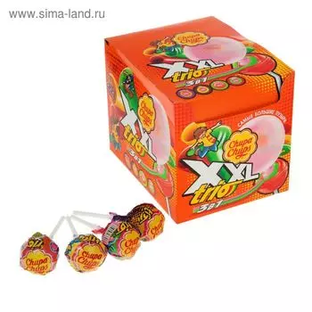 Карамель Chupa-Chups XXL Трио с жевательной резинкой внутри, ассорти, 29 г