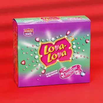 Карамель взрывная "Lova-Lova СТРАЗЫ", 1 г