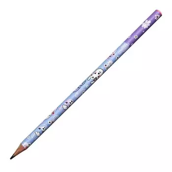 Карандаш чернографитный 2 мм Happy Graphix "Цирк. Ламы", НВ, трёхгранный