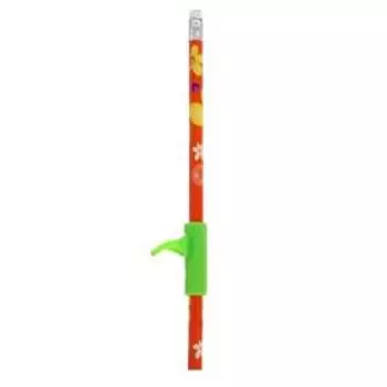 Карандаш чернографитный, (Обучающий тренажер-для исправления техники письма), корпус оранжевый