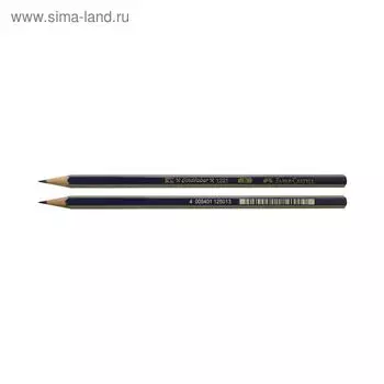 Карандаш чёрнографитный Faber-Castell GOLDFABER 1222 B, шестигранный, цена за 1 штуку