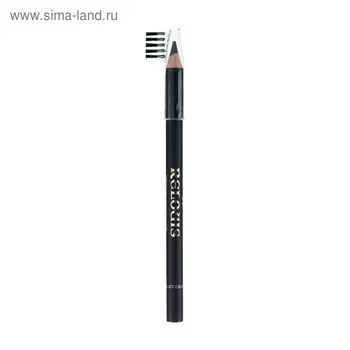 Карандаш для бровей Relouis, с щеточкой, тон №04 черный
