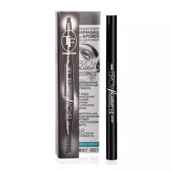 Карандаш для бровей TF Brow Academy механический, влагостойкий, тон №305 дымчатый серый