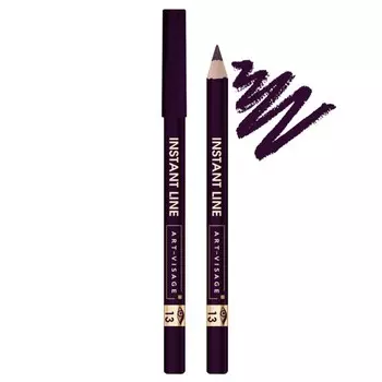 Карандаш для глаз Art-Visage INSTANT LINE, стойкий, тон 13 баклажан