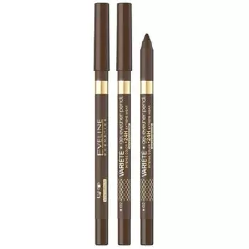 Карандаш для глаз Eveline Varit Gel, гелевый, водостойкий, 02 brown