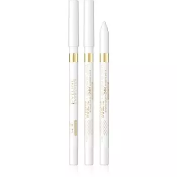 Карандаш для глаз Eveline Varit Gel, гелевый, водостойкий, 08 white