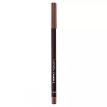 Карандаш для глаз и бровей 02 Saemmul wood eyebrow 02.gray brown