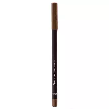 Карандаш для глаз и бровей 03 Saemmul wood eyebrow 03.black brown