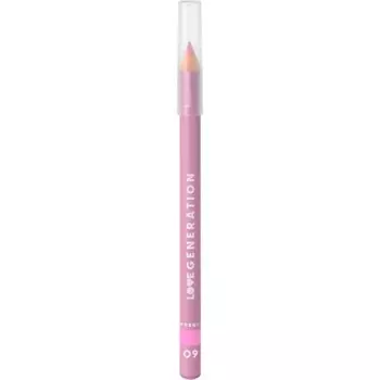 Карандаш для глаз Love Generation, насыщенный, тон 09 холодный розовый, 1.2 г