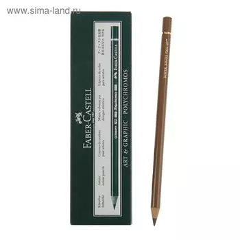Карандаш художественный цветной Faber-Castell Polychromos®, 179 тёмно-коричневый